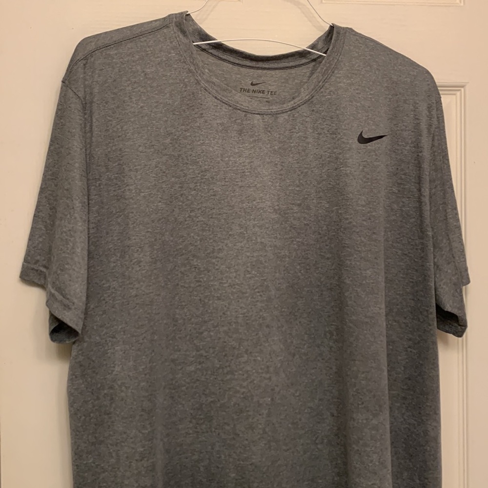 Nike Dri-Fit Shirt Grey with Black logo
